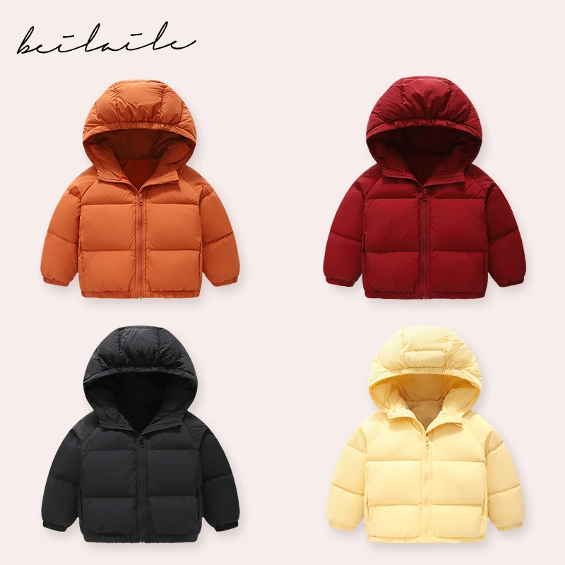 【连帽三防羽绒服 小乐妈咪】婴儿童羽绒服男女宝秋冬外套I9 ZJ