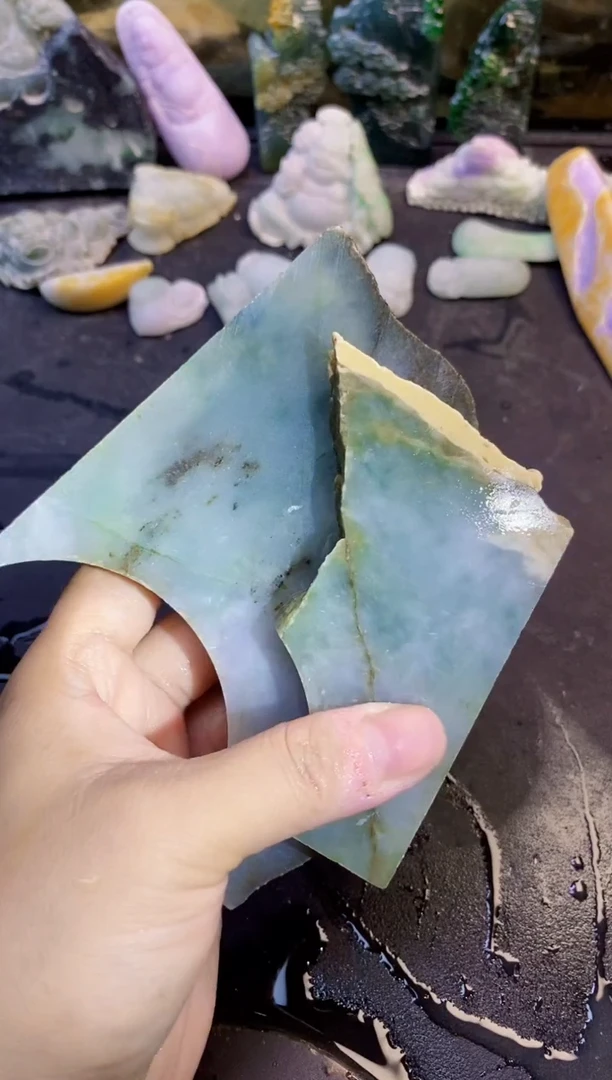 未镶嵌挂件翡翠天然翡翠073