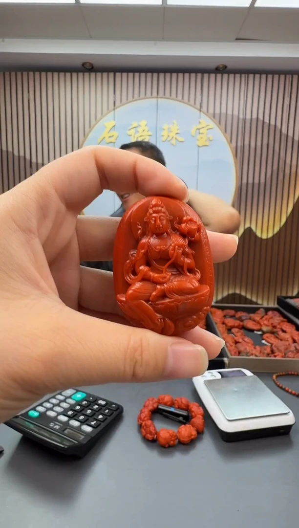 未镶嵌雕刻南红玛瑙067ZB0915产品一个1