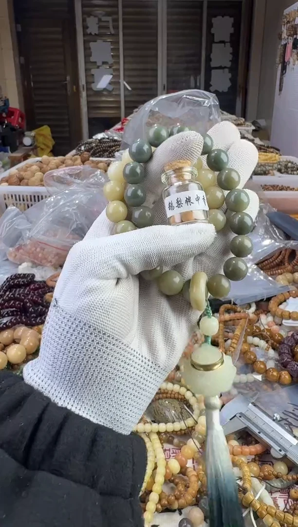 【闪购商品】菩提根/象牙果手串渐变菩提根双圈手持