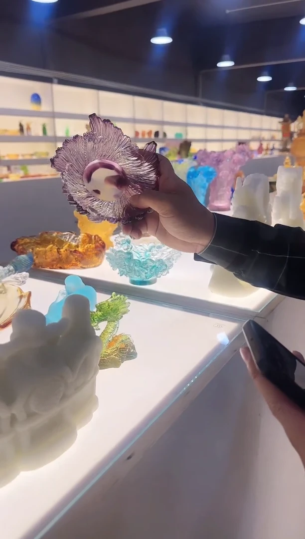 手工艺品琉璃干果碟
