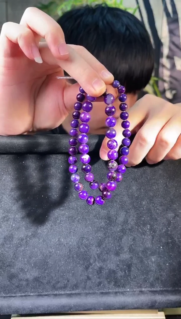 苏纪石（舒俱来）未镶嵌项链k金南非舒俱来老矿