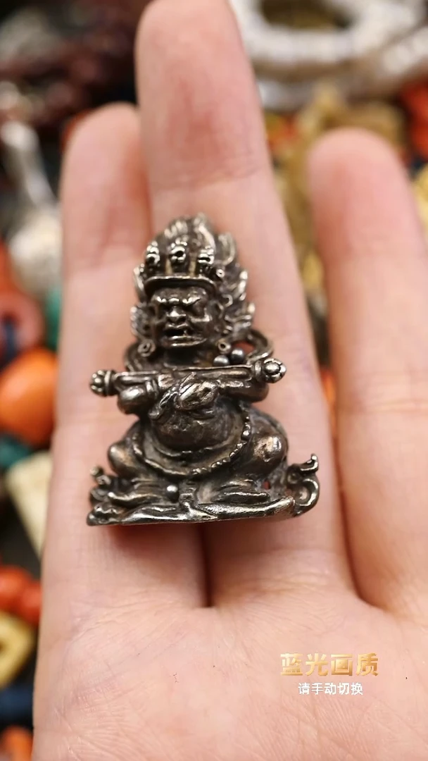 老银子大黑天造像