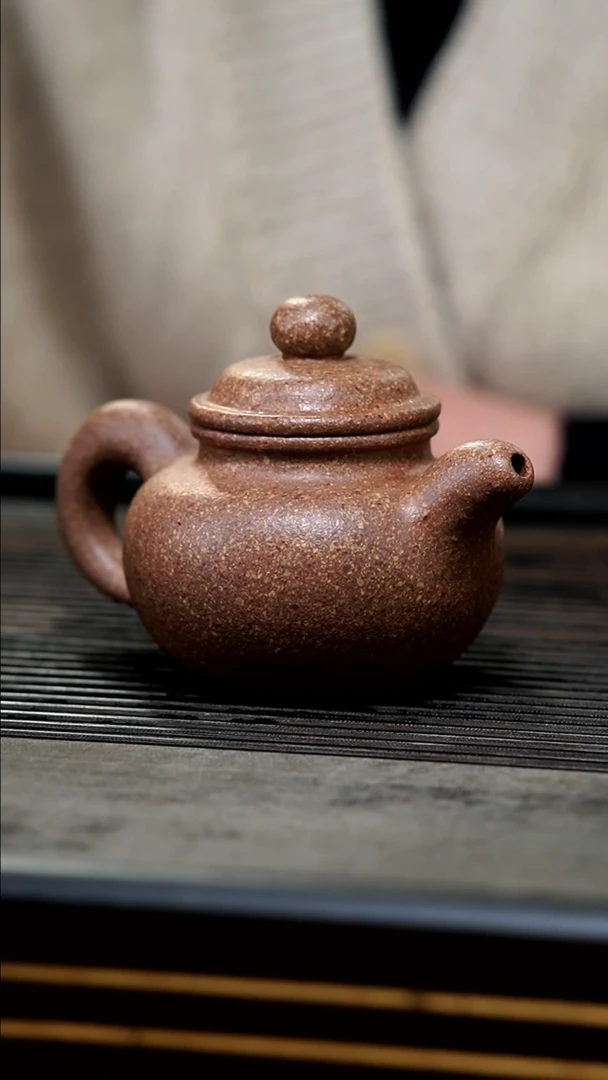 【闪购商品】紫砂茶壶顾智旭8目粗砂砥砺壶