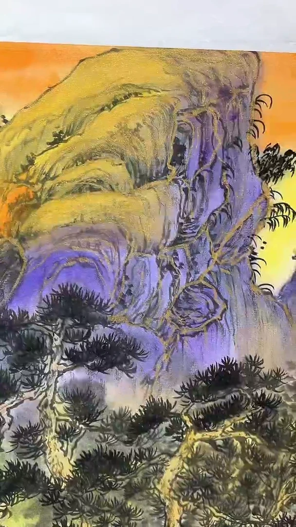 国画郑乐华手绘绘画作品27-50