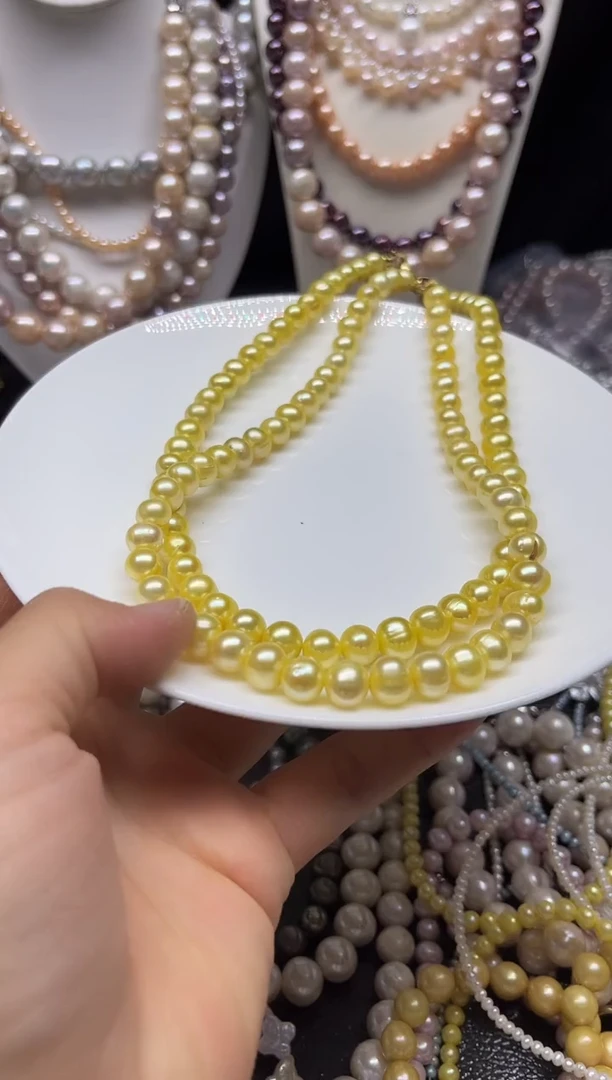 淡水珍珠未镶嵌颈饰多人