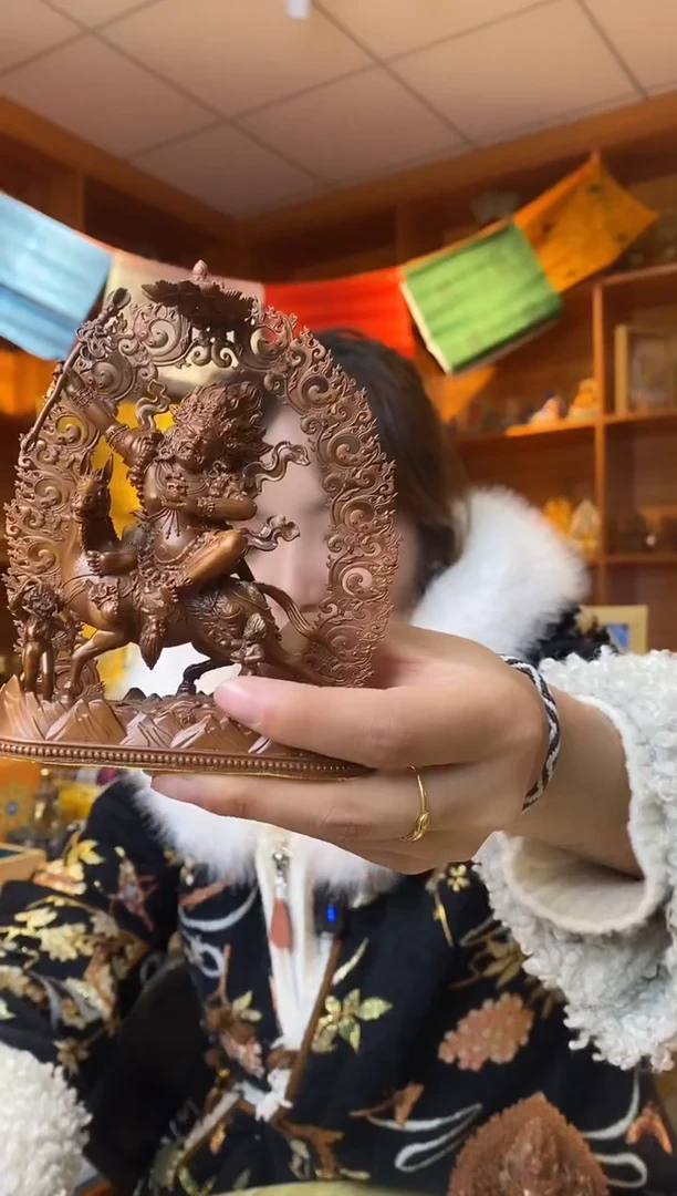 【闪购商品】泥塑吉祥天母-与实物略有差异介意者慎拍