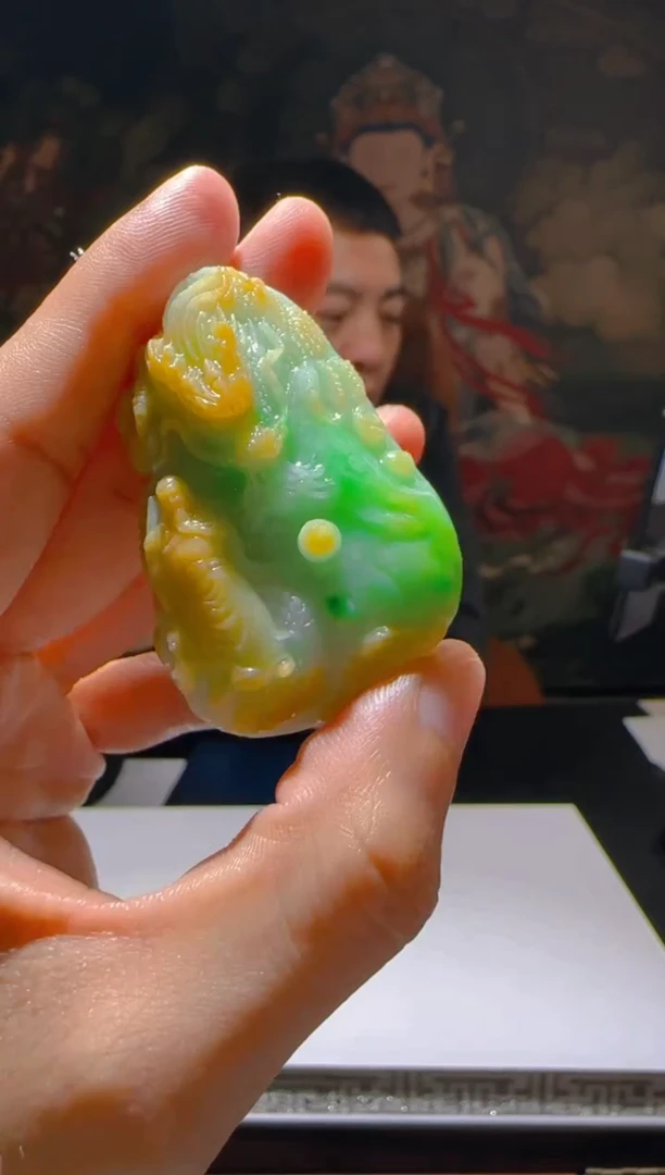 【闪购商品】定制翡翠未镶嵌L-@@QJSX310067