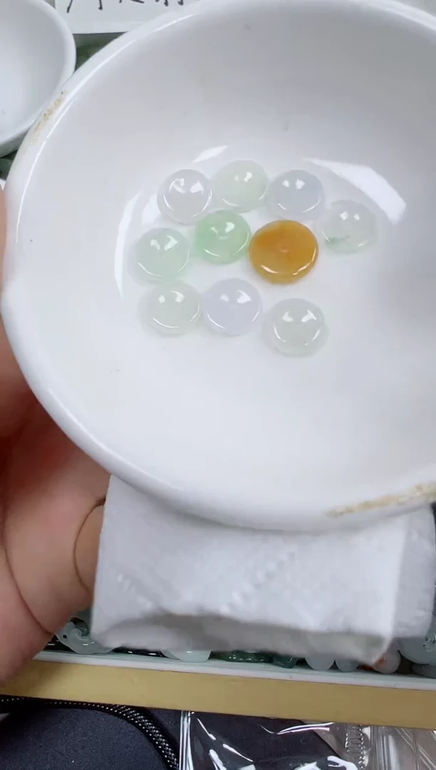 散珠翡翠387号链接，A货翡翠