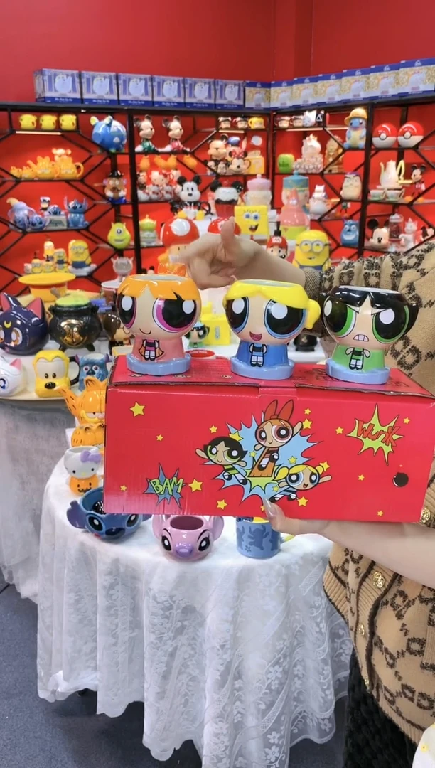 【闪购商品】.@@飞天小女警陶瓷杯