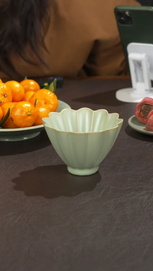瓷宣宝汝瓷原矿原釉作品