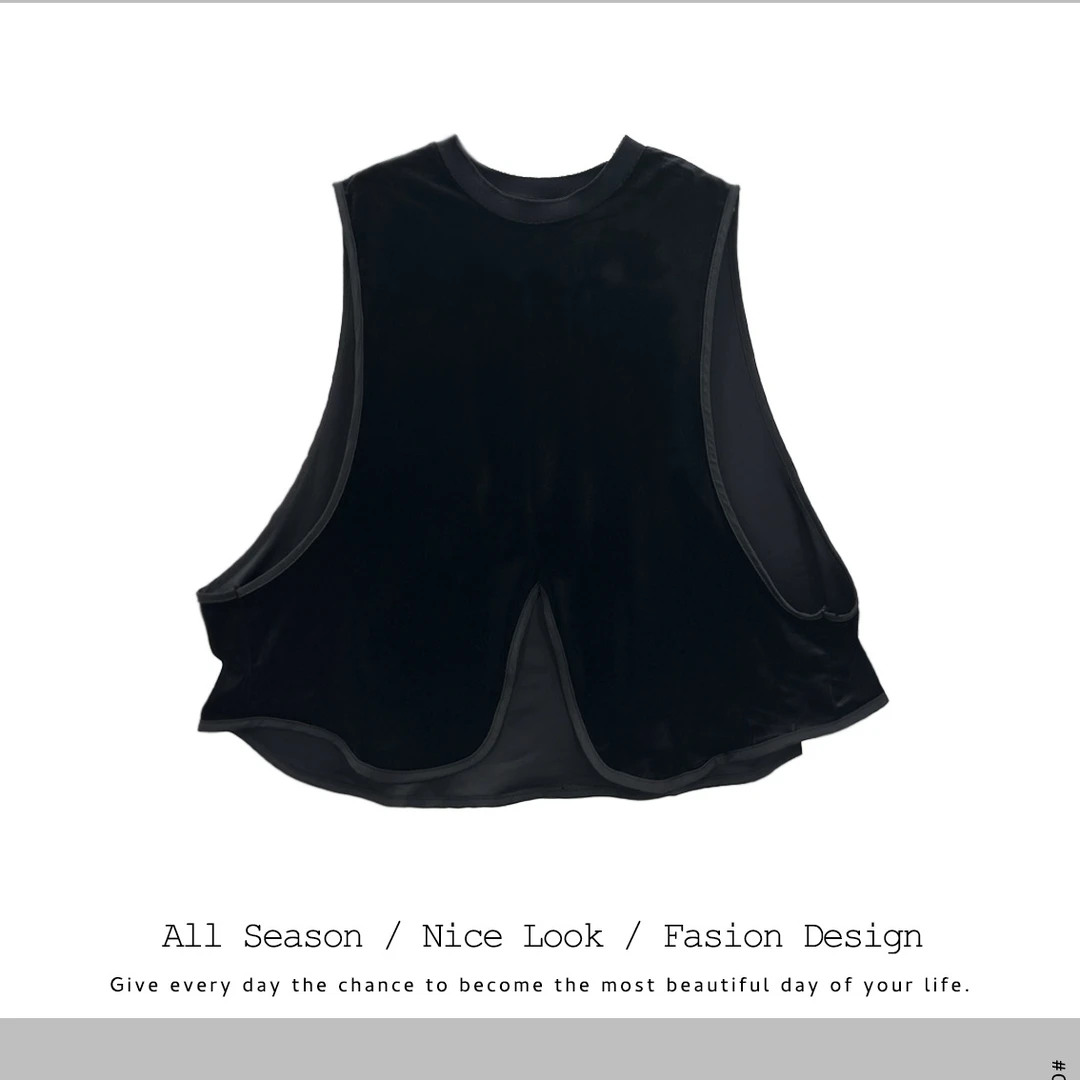 652 百搭显瘦立体无袖国风中式高级感舒适新款重工无袖马甲#66017