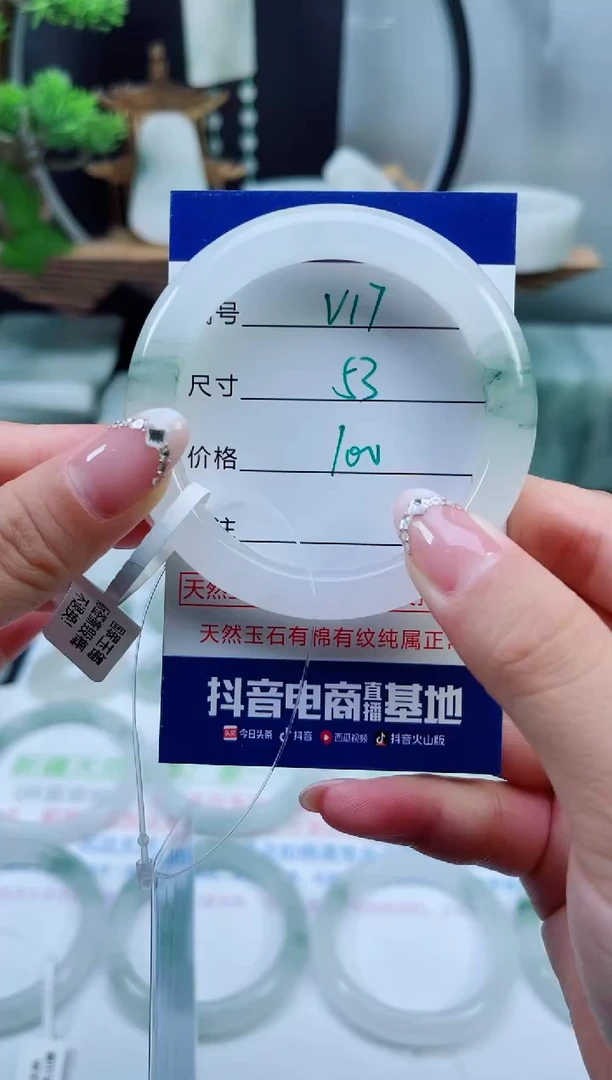 未镶嵌手镯石英质玉（天山翠）17