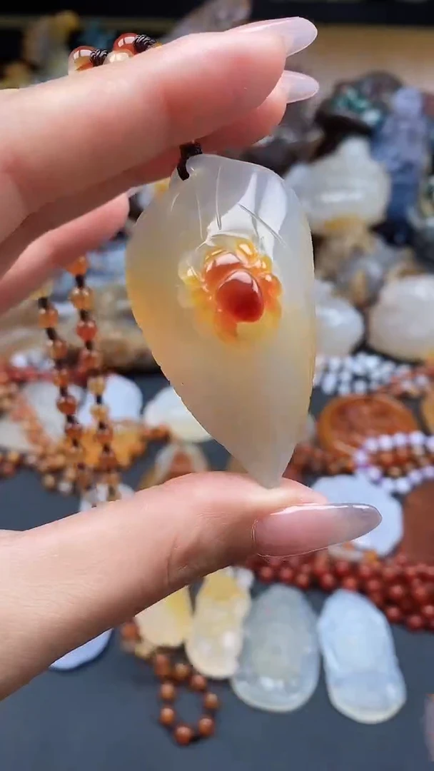 【闪购商品】玛瑙/玉髓颈饰未镶嵌dd