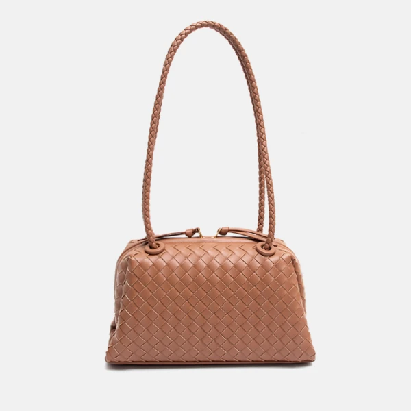 『高端玩家』新款休闲百搭经典腋下斜跨女包 SLBL-99061-焦糖色