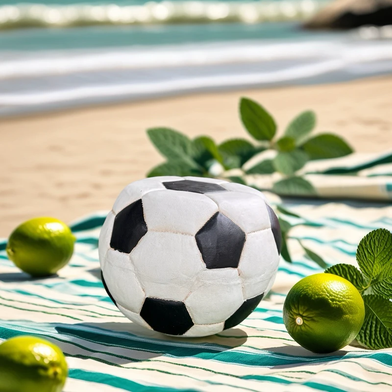 户外花园庭院落地大摆件仿真足球凳子成人可坐