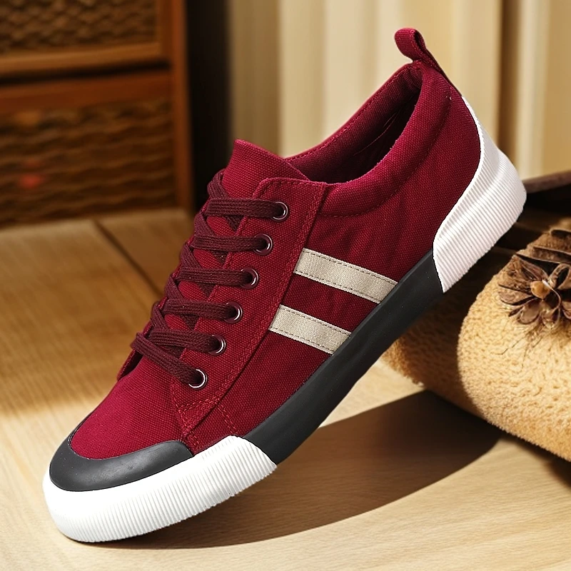 2025男鞋夏季轻薄软底帆布鞋休闲百搭潮鞋低帮透气时尚板鞋运动