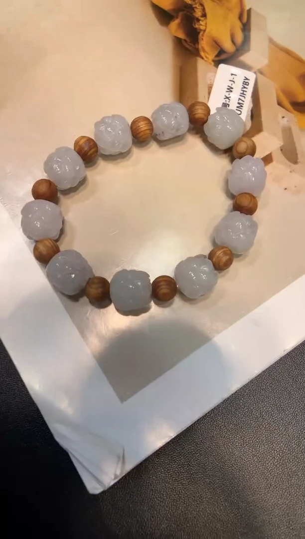 未镶嵌手串翡翠珠串