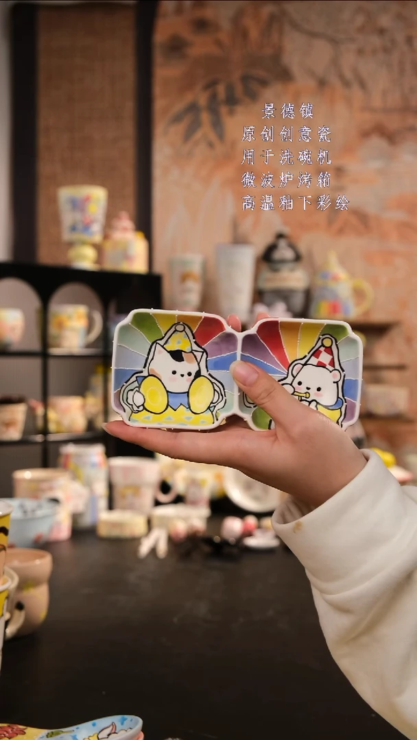 摆件陶旺的可以陶瓷设计师款