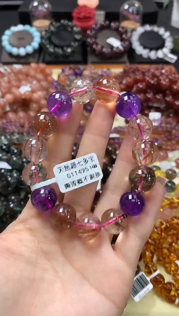 未镶嵌手串水晶14*