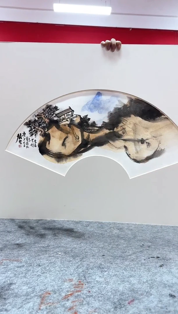 国画y/天津人美-刘罡扇面作品