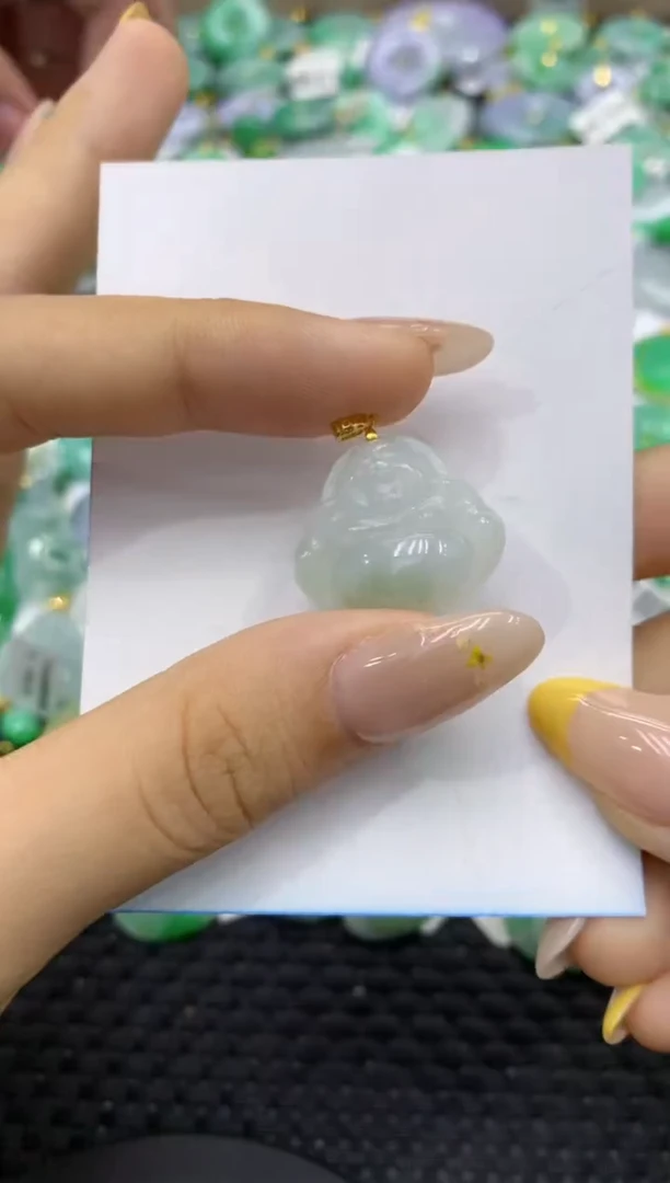 颈饰未镶嵌翡翠天然缅甸翡翠A货