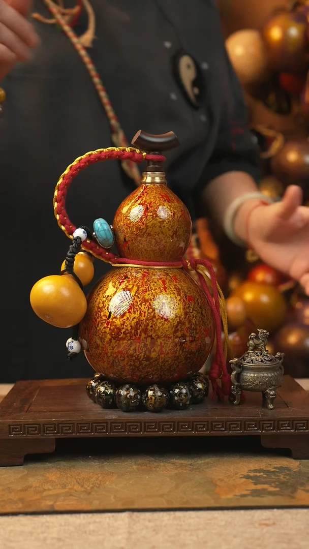 148大漆一物一拍记葫堂出品【不带手串】