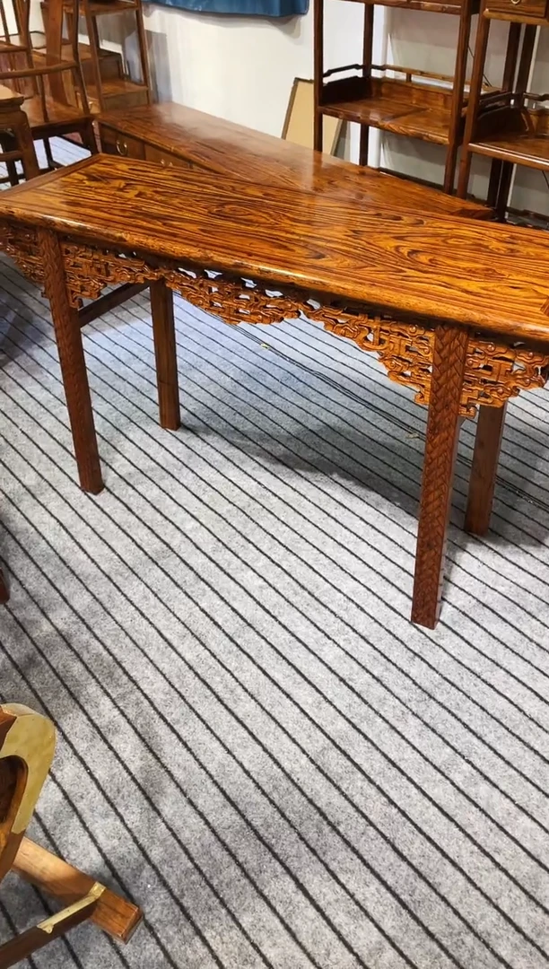 花梨木类黄花梨条桌链接