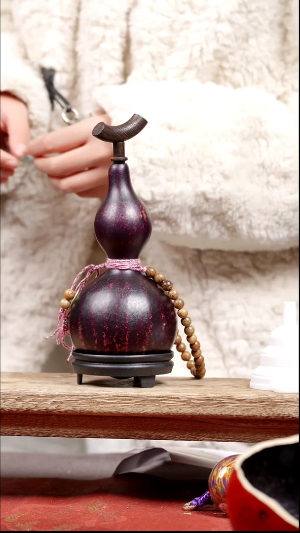 771号纯手工制作天然大漆真葫芦