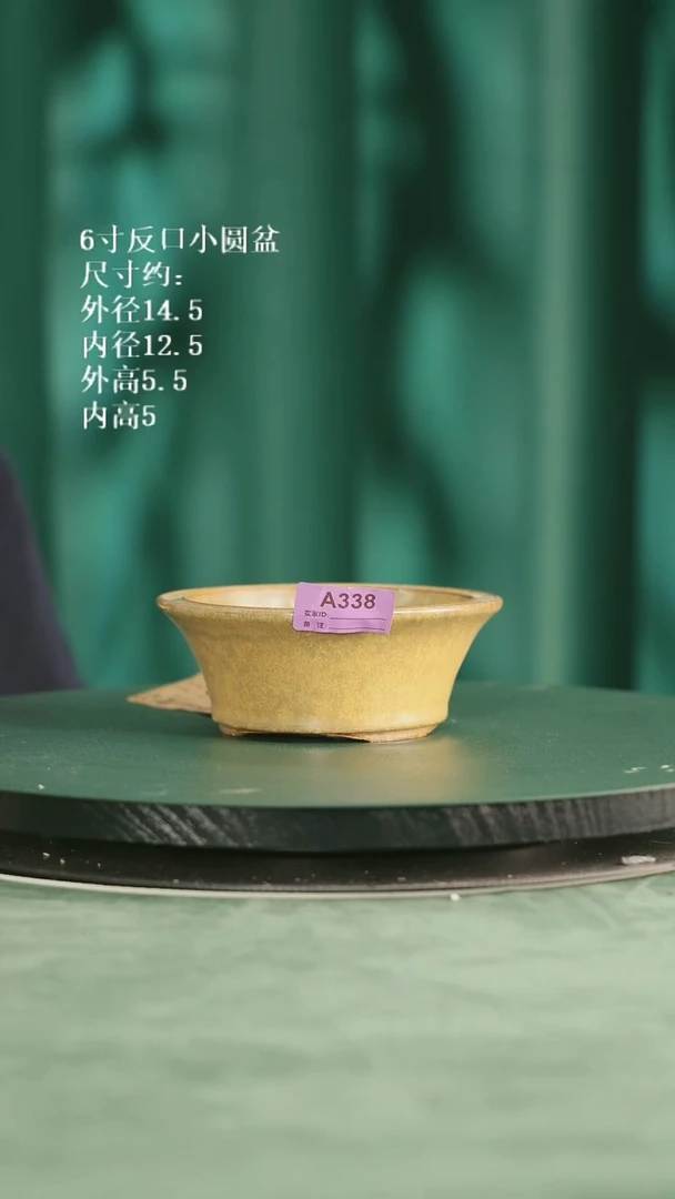 6寸反口小圆盆 338