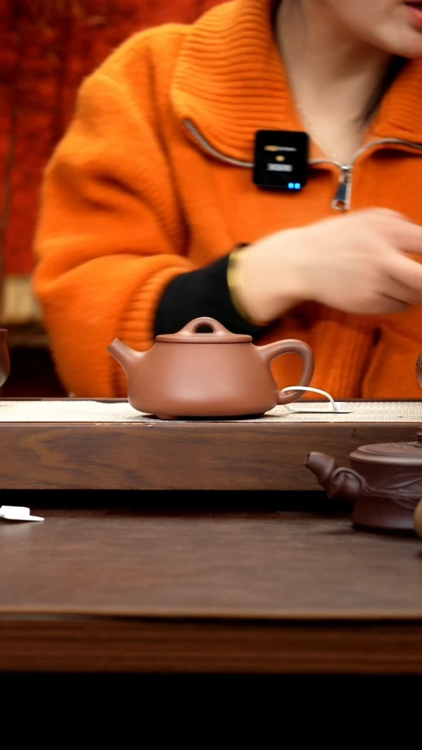 【闪购商品】紫砂茶壶紫泥平盖瓢180cc左右73号