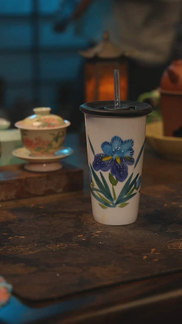 陶瓷景德镇高温釉下彩手工手绘款式