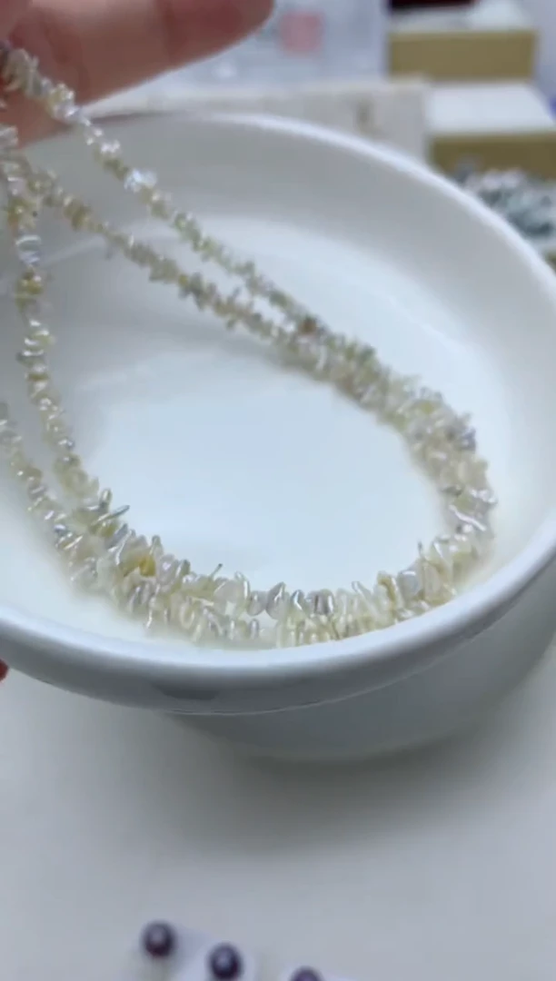 项链未镶嵌海水珍珠e34 多样性发其一
