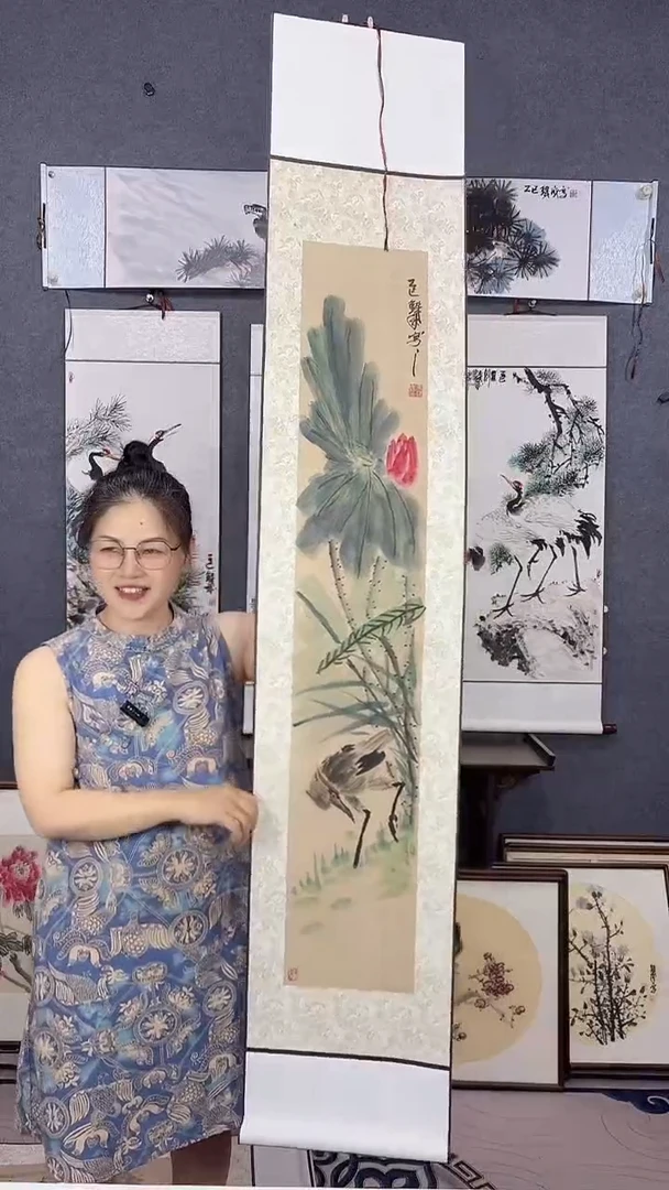 国画175*32吴铁成作品
