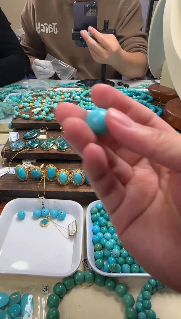 【闪购商品】绿松石单珠未镶嵌16mm 5.4g