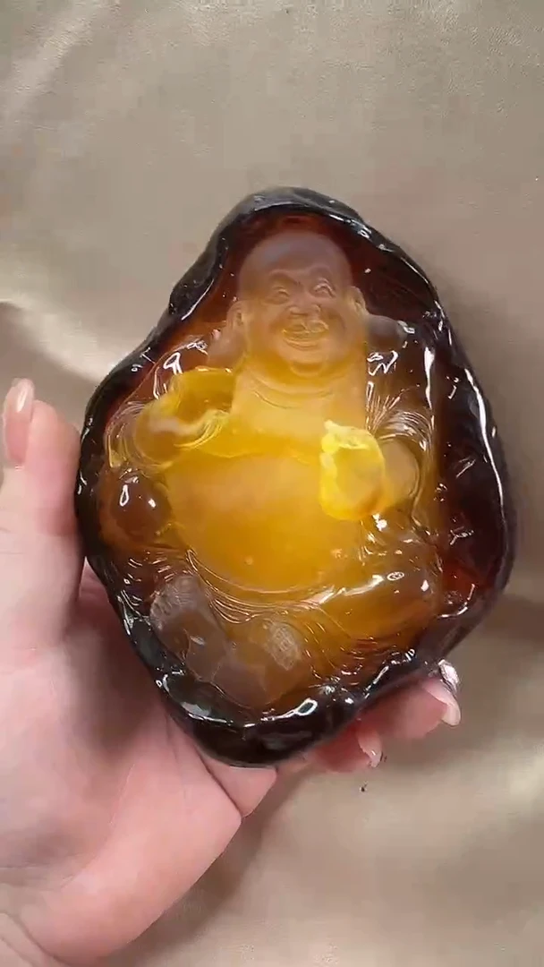 琥珀颈饰未镶嵌吊坠