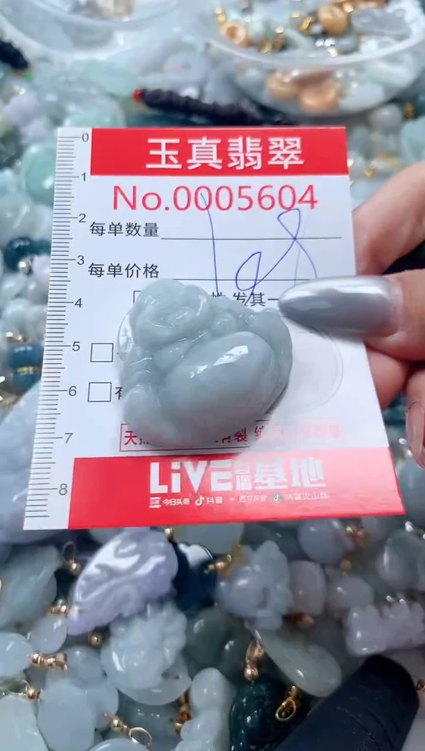 吊坠(不含链)未镶嵌翡翠5604