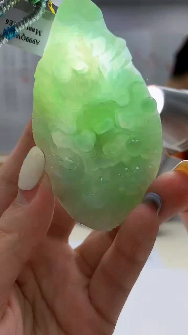 未镶嵌定制翡翠4868lr-毛货挂件161