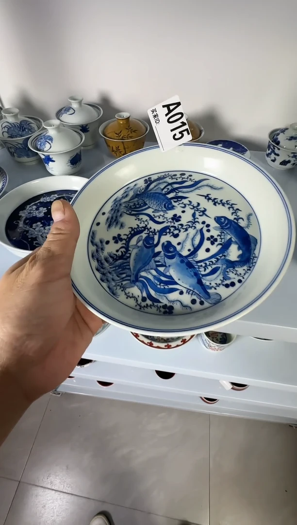 【闪购商品】景德镇高温手工手绘青花茶具