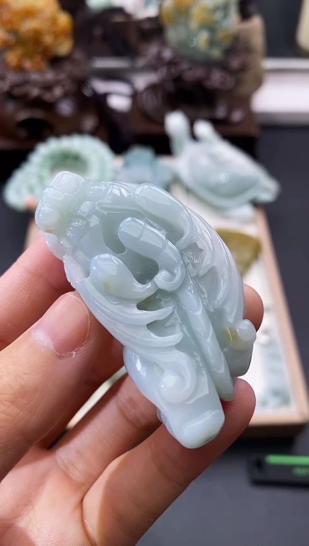 颈饰未镶嵌翡翠天然缅甸A货翡翠