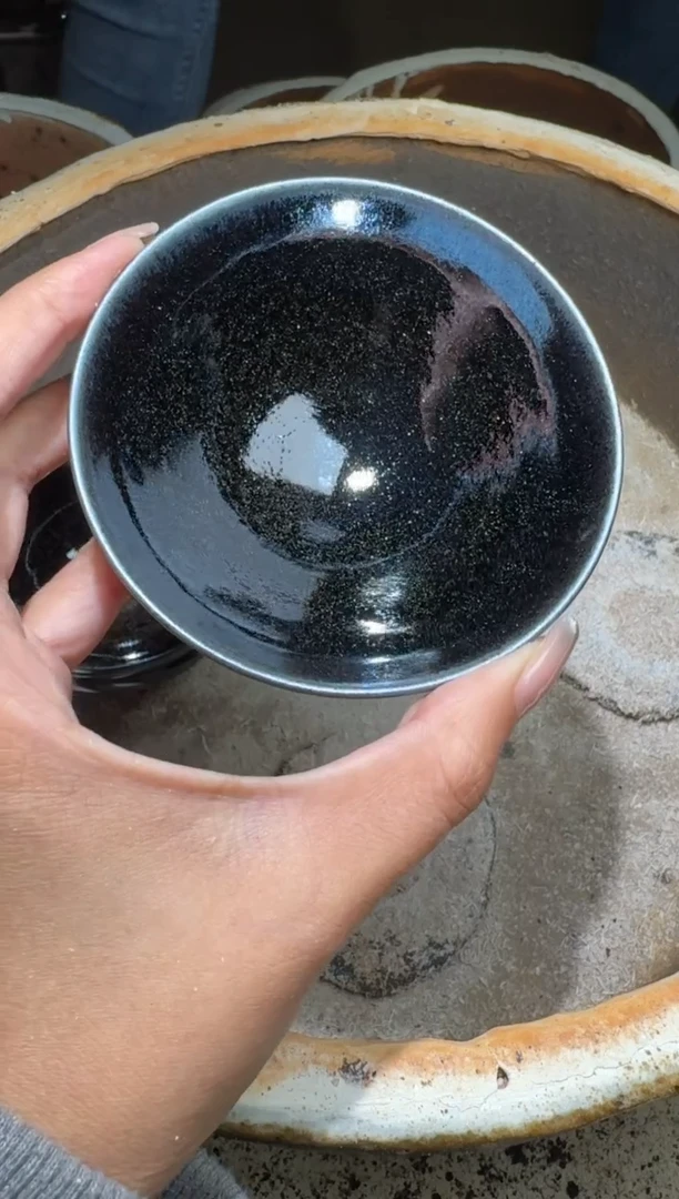 茶盏严柳忠柴烧盏66