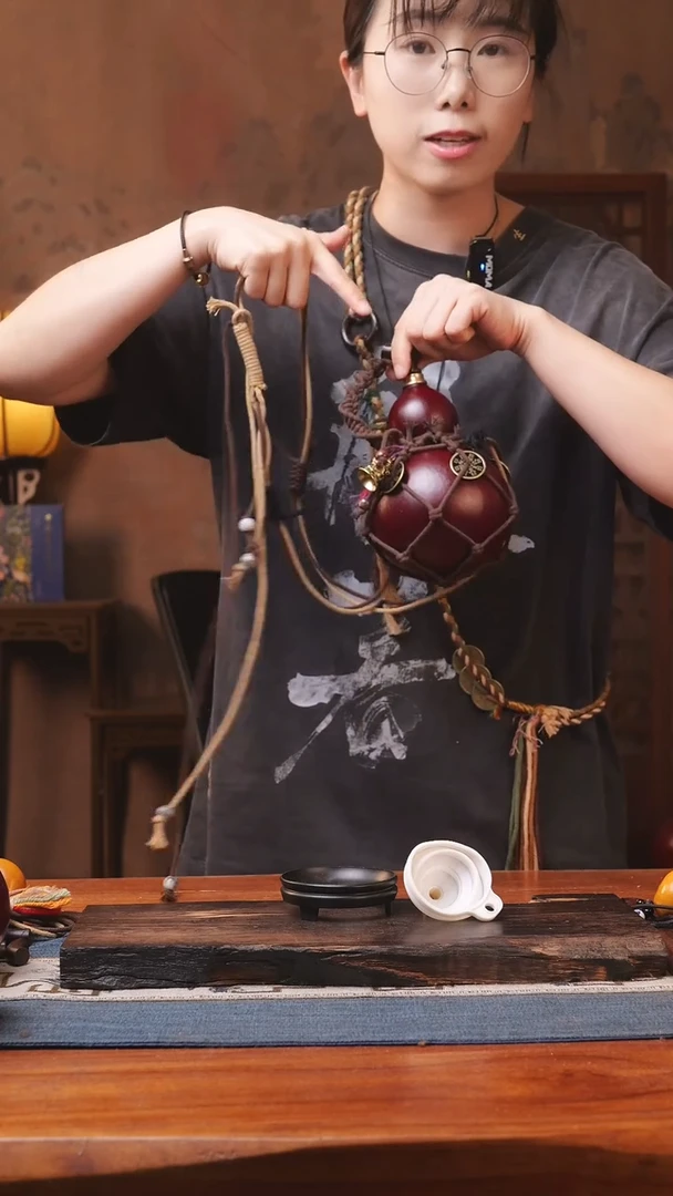 1516号精品大漆葫芦防腐防渗装水茶酒