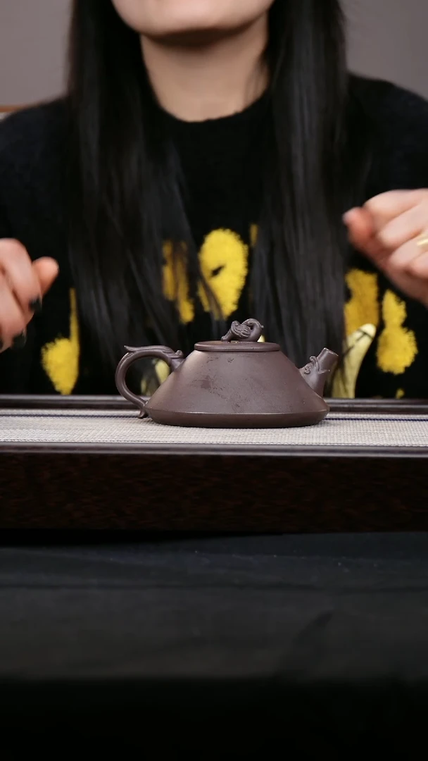 【闪购商品】紫砂茶壶龙瓢四号井底槽青