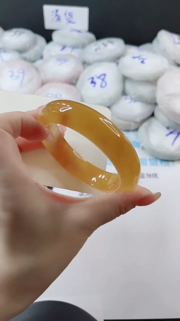 未镶嵌手镯石英质玉多样性发货L318-62