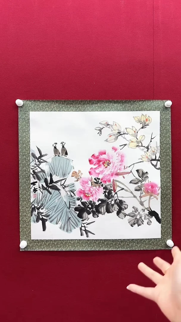 国画邹老师绘画作品 带荣宝斋宁波证书