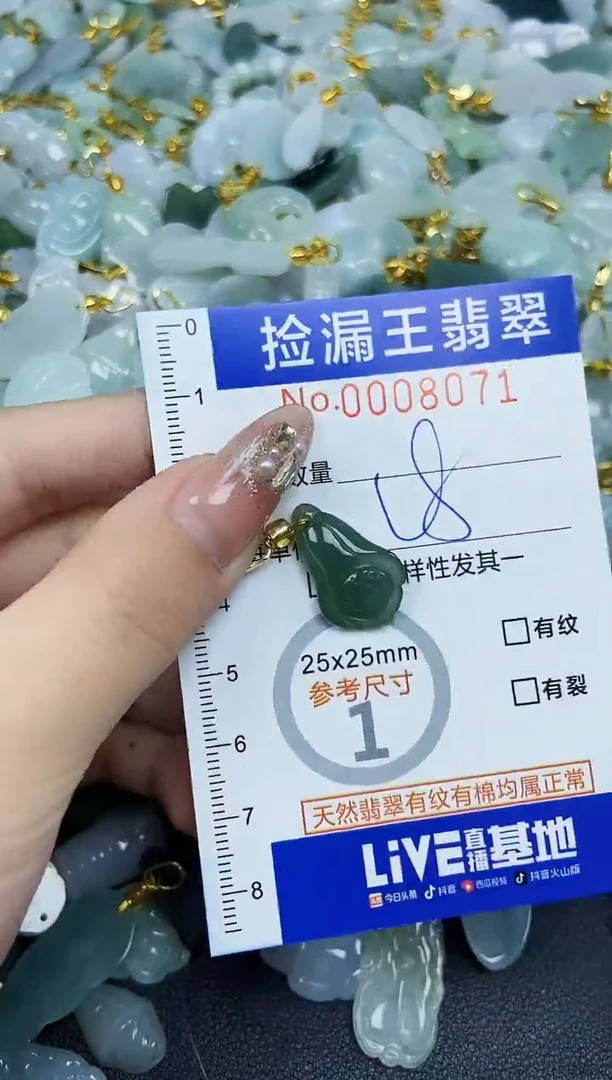 翡翠未镶嵌颈饰天然A货翡翠