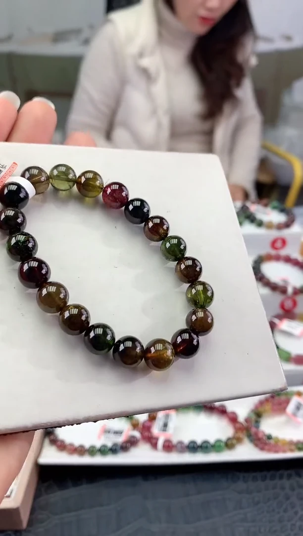 未镶嵌手串碧玺多样性发一条