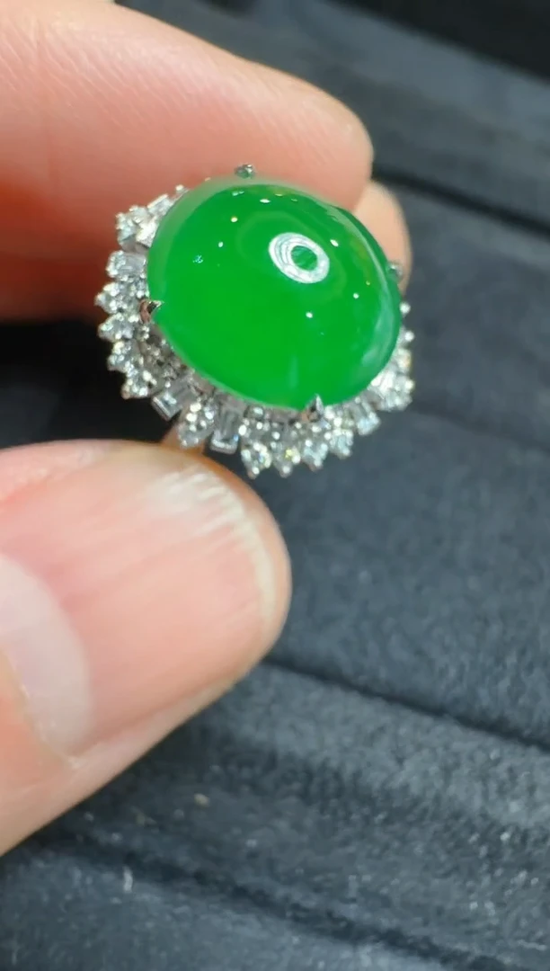 【闪购商品】翡翠戒指18K金镶嵌多样性团购发一件