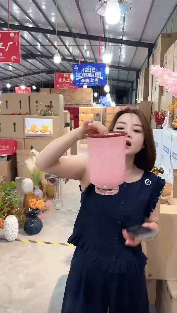 琉璃手工艺品优选花瓶花器G-早15
