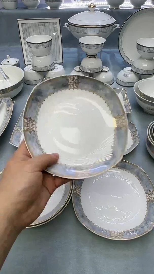 骨瓷 伯爵景玉开门大吉8方2个